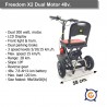 Scooter CicloTEK Freedom Dual 48 v