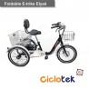 Triciclo Eléctrico Plegable CicloTEK Elysê